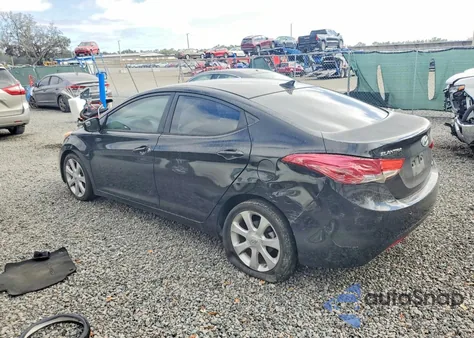 2013 Hyundai Elantra Gls из США, поврежденный, VIN 5NPDH4AE5DH186168